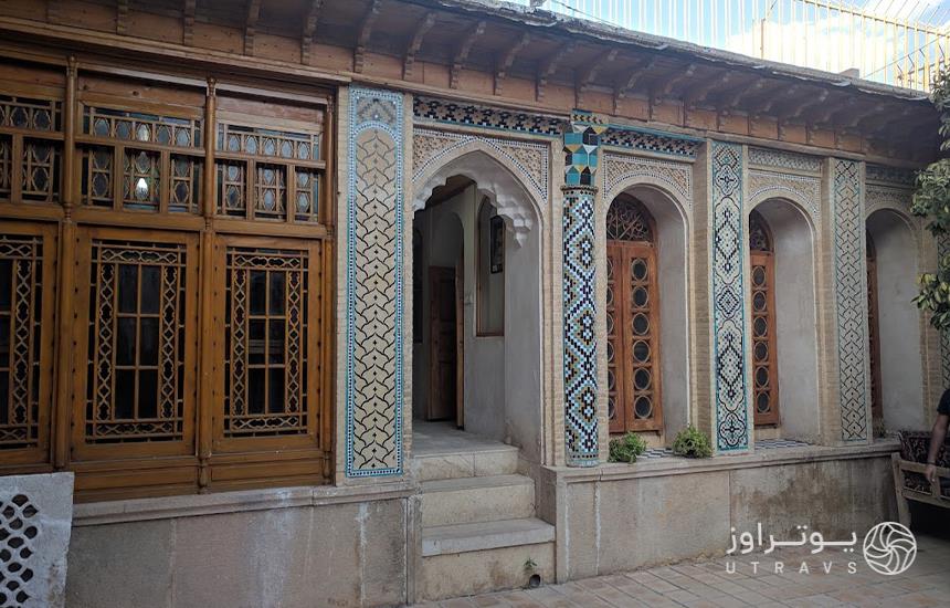 معماری خانه فروغ‌الملک شیراز 